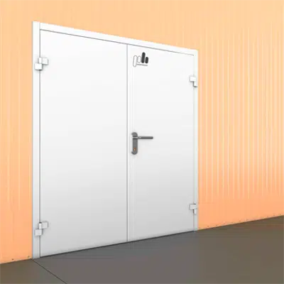 画像 Industrial Double Leaf Steel Door (IDD)