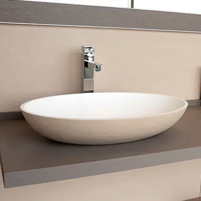 Image for ON-TOP Oval Washbasin 585x380x110mm