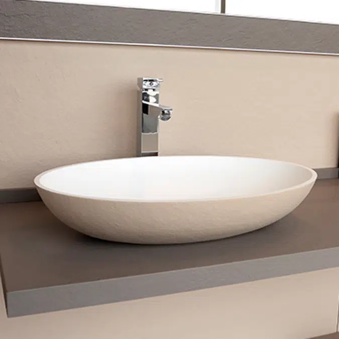 ON-TOP Oval Washbasin 585x380x110mm