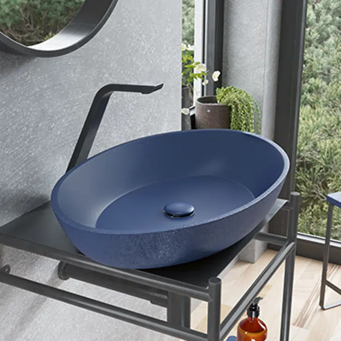 ON-TOP Oval Washbasin 585x380x110mm