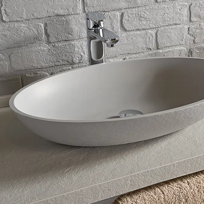 ON-TOP Oval Washbasin 585x380x110mm