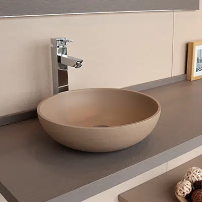 Image for ON-TOP Circle Washbasin 380x110mm