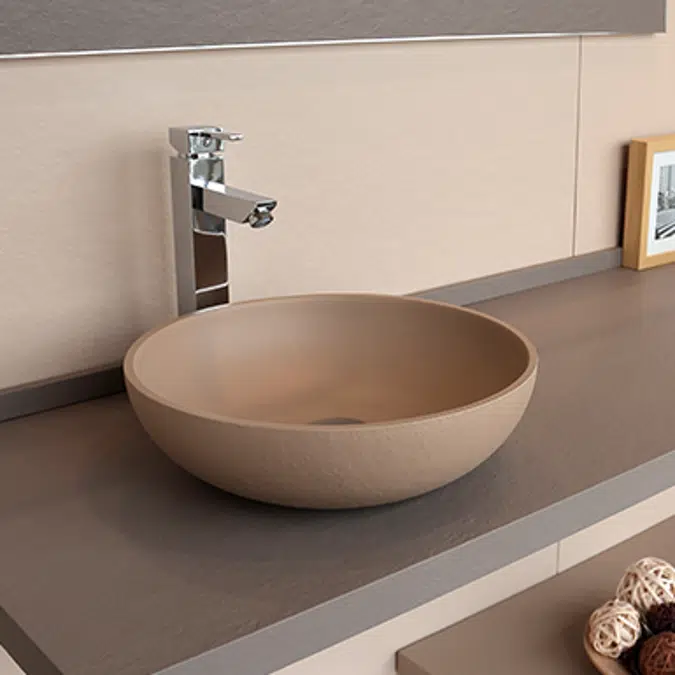 ON-TOP Circle Washbasin 380x110mm