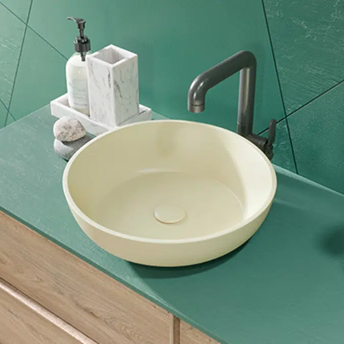 ON-TOP Circle Washbasin 380x110mm