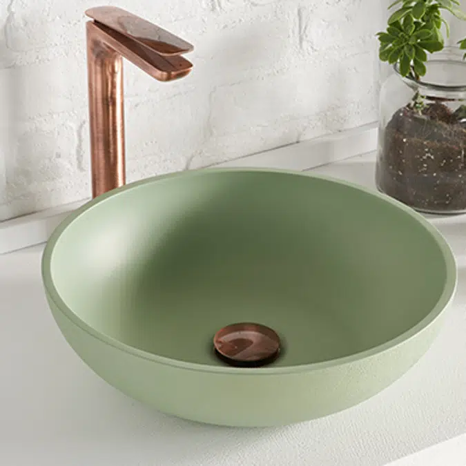 ON-TOP Circle Washbasin 380x110mm