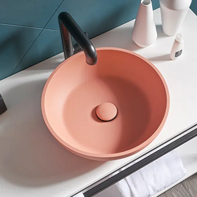 ON-TOP Circle Washbasin 380x110mm