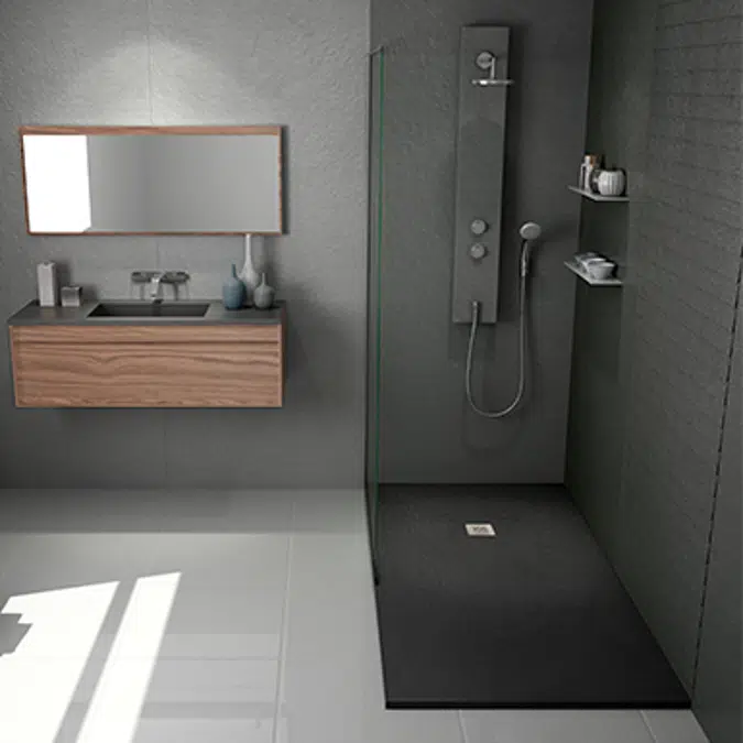 BASE SLATE Shower Tray 1000x800mm