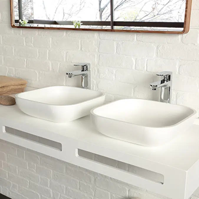 ON-TOP Square Washbasin 380x380x110mm