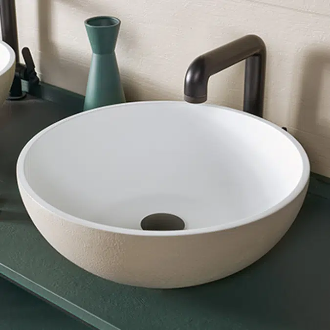 ON-TOP Circle XL Washbasin 400X400x110mm