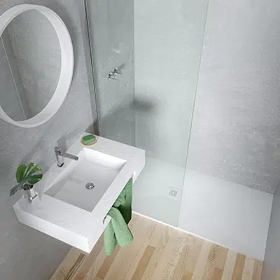 BASE SLATE Shower Tray 1400x800mm için görüntü