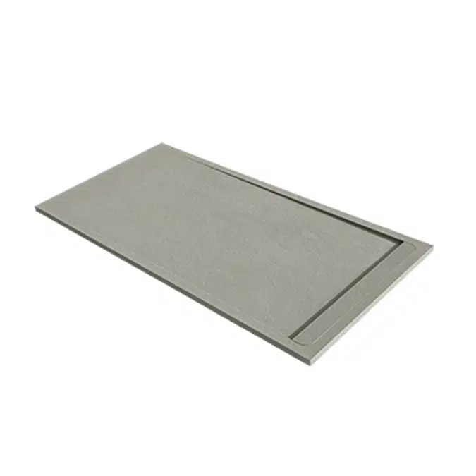 BIM objects - Free download! DUO SLATE Shower Tray 1800x900mm | BIMobject