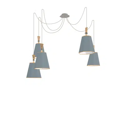 obraz dla LUXIOLE - CHANDELIER 5 Grand