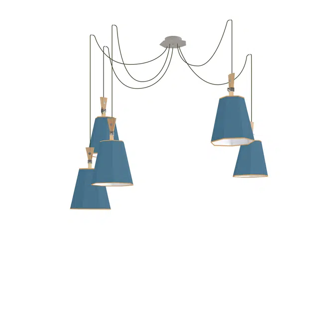 LUXIOLE - CHANDELIER 5 Grand
