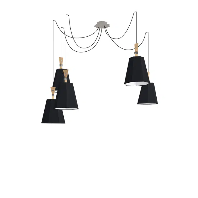 LUXIOLE - CHANDELIER 5 Grand