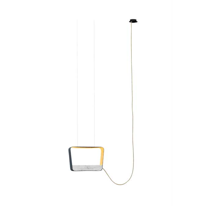 EAU DE LUMIÈRE - PENDANT LIGHT MOYEN RECTANGLE