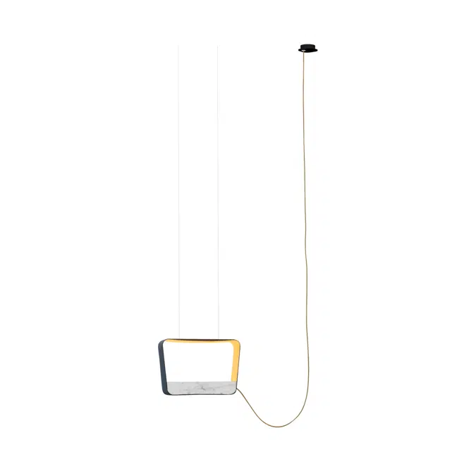 EAU DE LUMIÈRE - PENDANT LIGHT MOYEN RECTANGLE