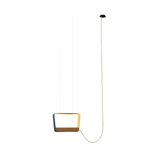 EAU DE LUMIÈRE - PENDANT LIGHT MOYEN RECTANGLE