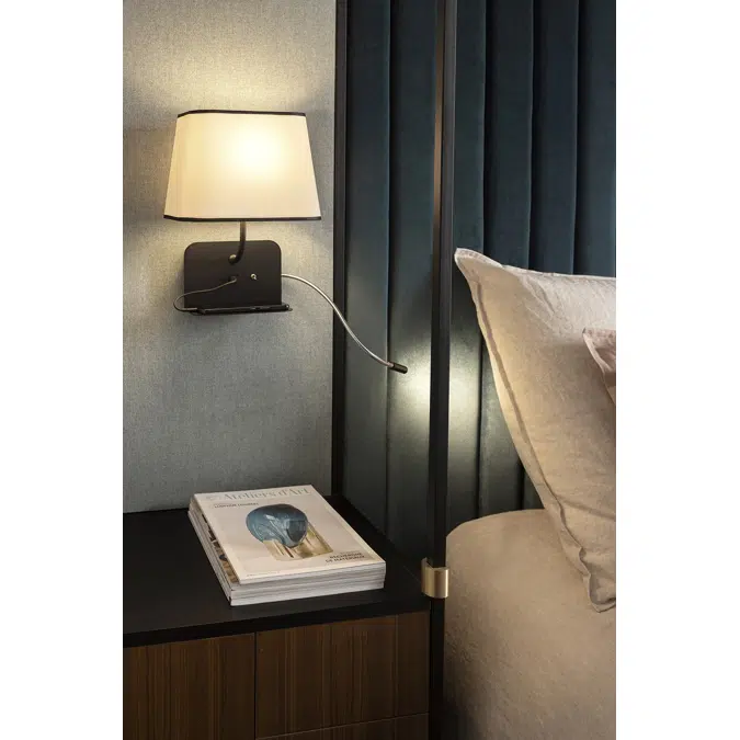 ESCALE - LEFT FIXED WALL LAMP USB LED