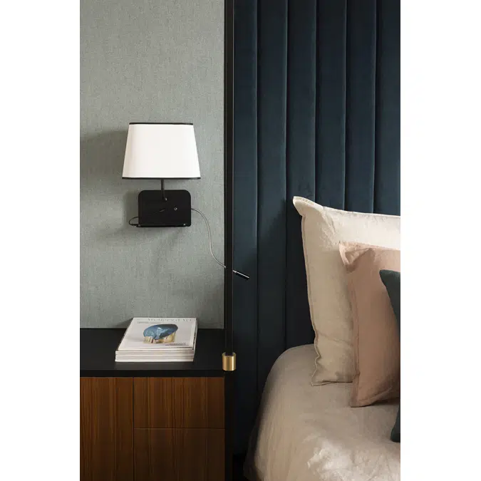 ESCALE - LEFT FIXED WALL LAMP USB LED