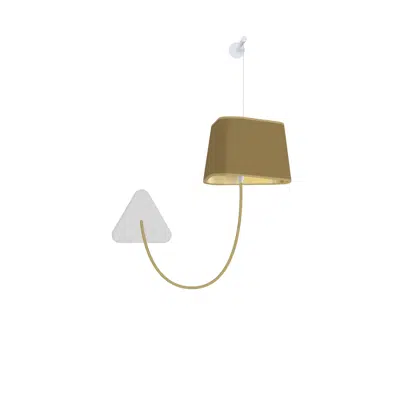 Obrázek pro NUAGE - SMALL PENDANT WALL LAMP WITH FIXED ROD