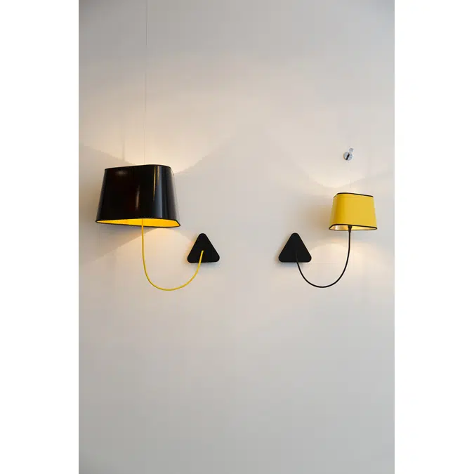 NUAGE - SMALL PENDANT WALL LAMP WITH FIXED ROD