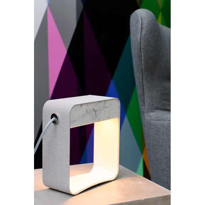 EAU DE LUMIÈRE - TABLE LAMP SMALL SQUARE