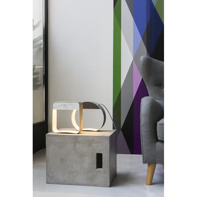 EAU DE LUMIÈRE - TABLE LAMP SMALL SQUARE