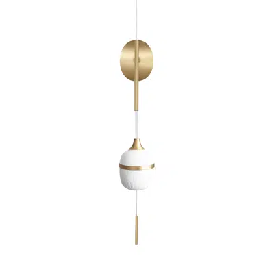 Immagine per FLEUR DE KAOLIN - WALL LAMP SOLO MOYEN