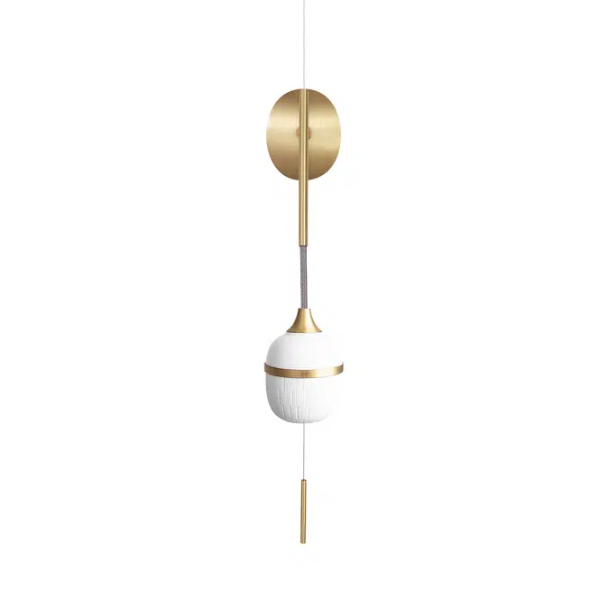 FLEUR DE KAOLIN - WALL LAMP SOLO MOYEN