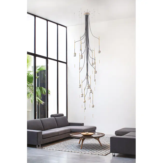 FLEUR DE KAOLIN - CHANDELIER 18