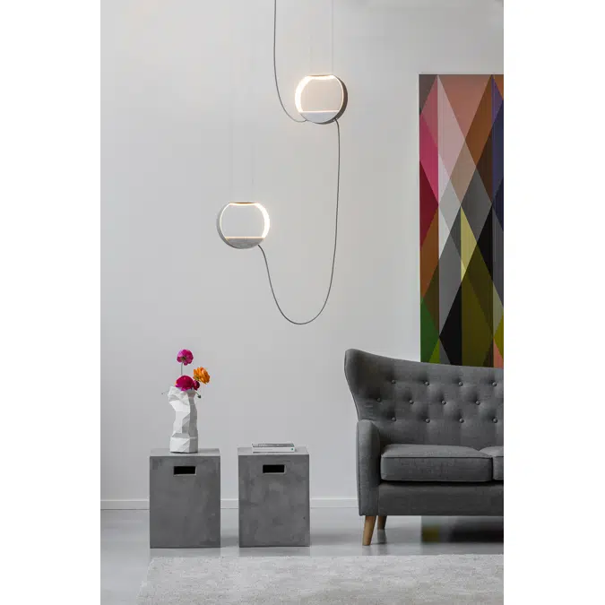 EAU DE LUMIÈRE - PENDANT LIGHT 2 SMALL CIRCLE