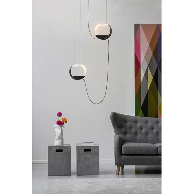 EAU DE LUMIÈRE - PENDANT LIGHT 2 SMALL CIRCLE