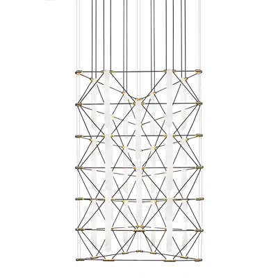 billede til MOZAIK - CHANDELIER TRIO 2X3 