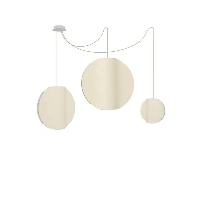 MOON - CHANDELIER 3 MIXED