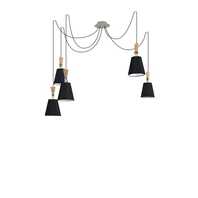 LUXIOLE - CHANDELIER 5 PETIT