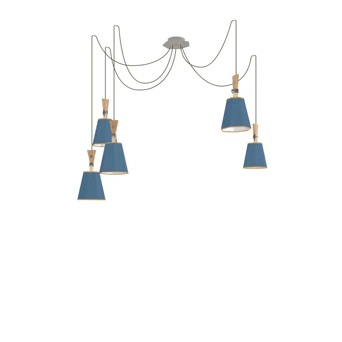 LUXIOLE - CHANDELIER 5 PETIT