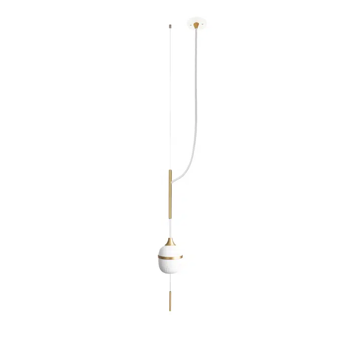 FLEUR DE KAOLIN - PENDANT LIGHT SOLO MOYEN