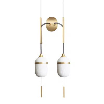 imagen para FLEUR DE KAOLIN - WALL LAMP DUO GRAND