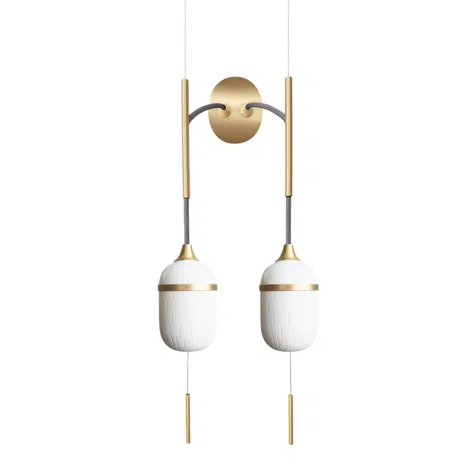 FLEUR DE KAOLIN - WALL LAMP DUO GRAND