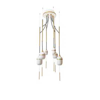 imazhi i FLEUR DE KAOLIN - CHANDELIER