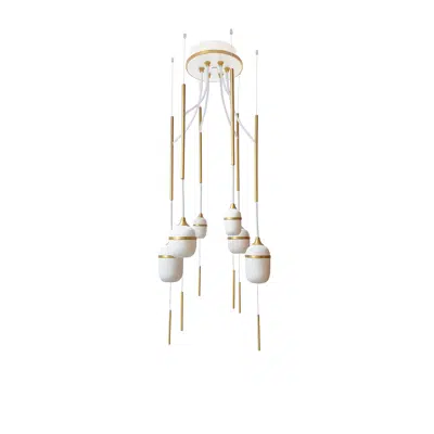 Imagem para FLEUR DE KAOLIN - CHANDELIER 6}