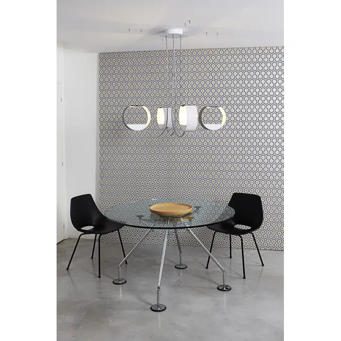 EAU DE LUMIÈRE - CHANDELIER 4 SMALL CIRCLE