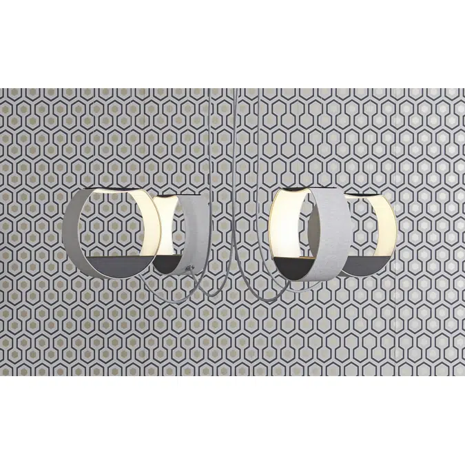 EAU DE LUMIÈRE - CHANDELIER 4 SMALL CIRCLE