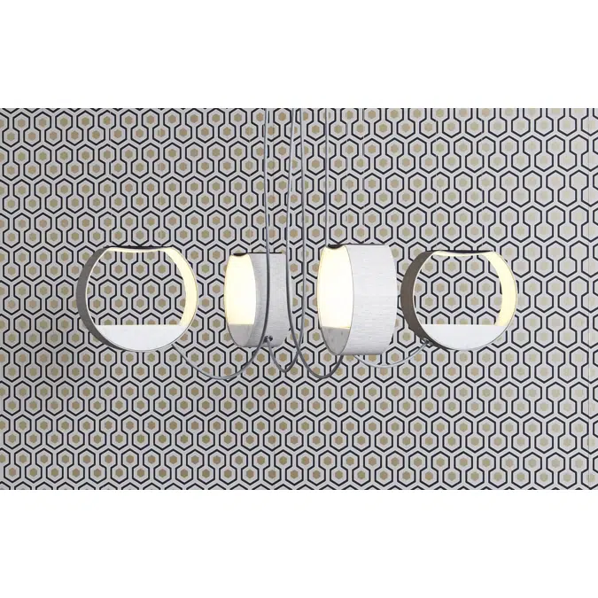 EAU DE LUMIÈRE - CHANDELIER 4 SMALL CIRCLE