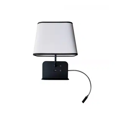 Image for ESCALE - FIXED WALL LAMP USB LEFT LED 