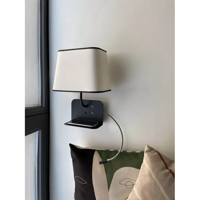 ESCALE - FIXED WALL LAMP USB LEFT LED 