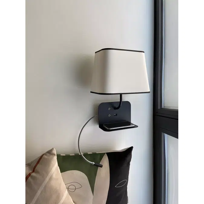 ESCALE - FIXED WALL LAMP USB LEFT LED 