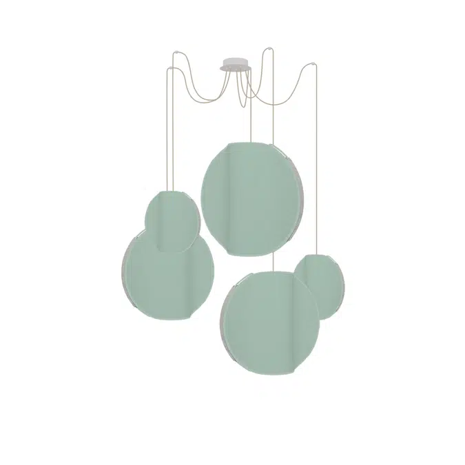 MOON - CHANDELIER 5 MIXED