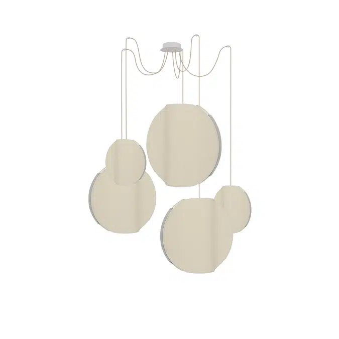 MOON - CHANDELIER 5 MIXED