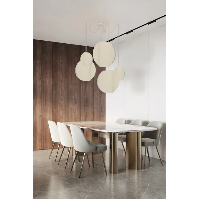 MOON - CHANDELIER 5 MIXED